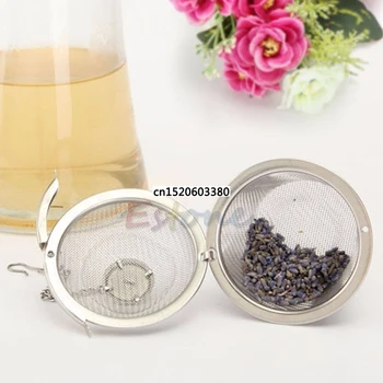 

Free_on 1pc Practical Stainless Steel Tea Ball Spice Strainer Mesh Infuser Filter Herbal