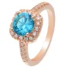 sky blue rose gold