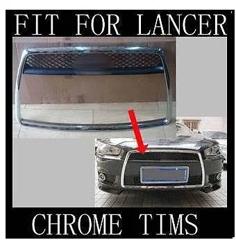 

Chrome Front Grille Around Trim for LANCER 2008 2009 2010 2011
