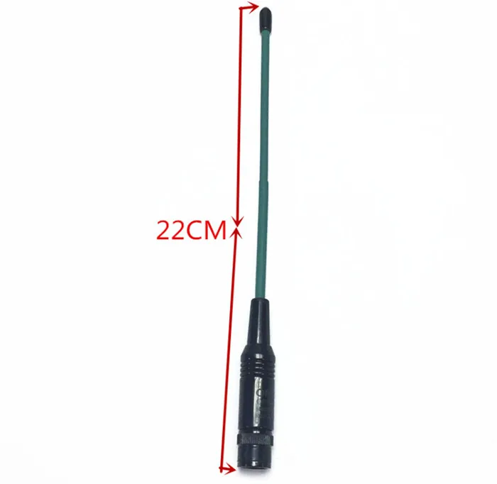 OP X701 Верде doble segmento, antena de 144/430 MHZ BNC дель COM V8 V80 V85 радио j25