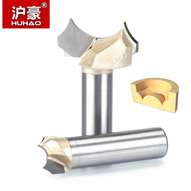 HUHAO 1 шт. 1/2 &quot1/4&quot хвостовик бит точка круглой огранки более Groove Биты Фасонная