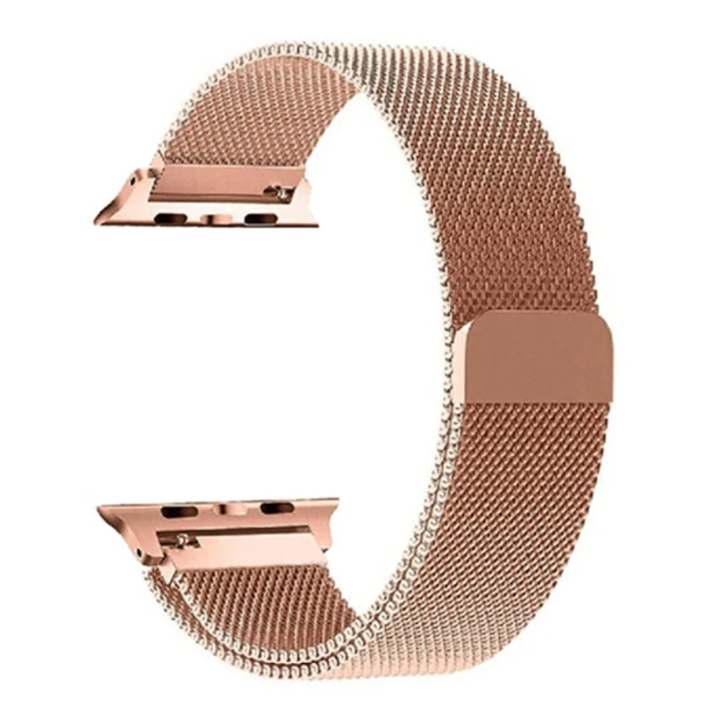 Миланская петля для apple watch band 4 44 мм 40 мм correa aplle watch 42 мм 38 мм браслет из нержавеющей стали iwatch 4/3/2/1