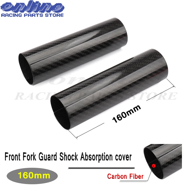 

Motorcycle 16CM Carbon Fork Fiber Front Shock Absorption Protect Cover Guard For KTM HONDA YAMAHA SUZUKI KAWASAKI Dirt Pit Bike