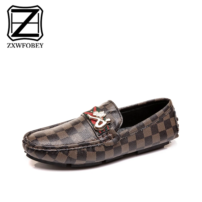 

ZXWFOBEY Men Cowboy Gommino Leisure Shoes Outdoor Large Size Fashion Outdoor Casua Loafers 47 48 Big Size