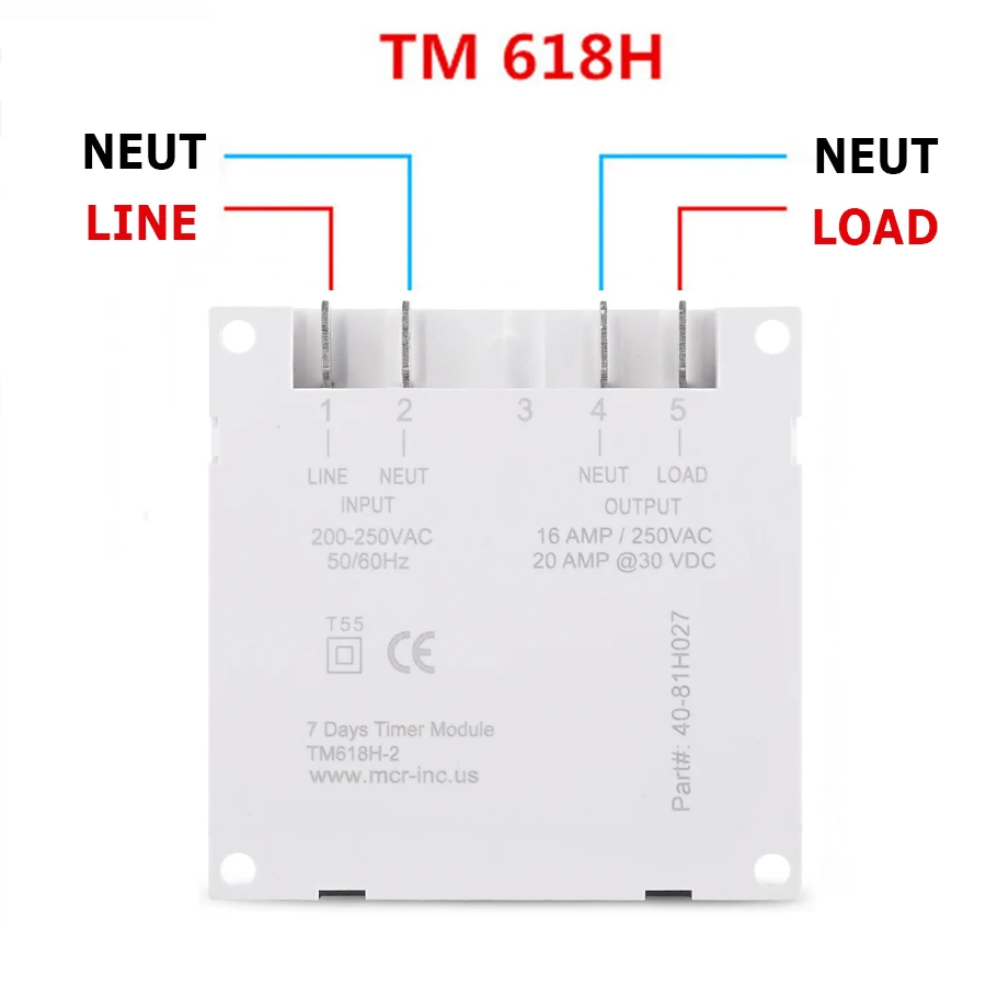 TM618H-2Wiring