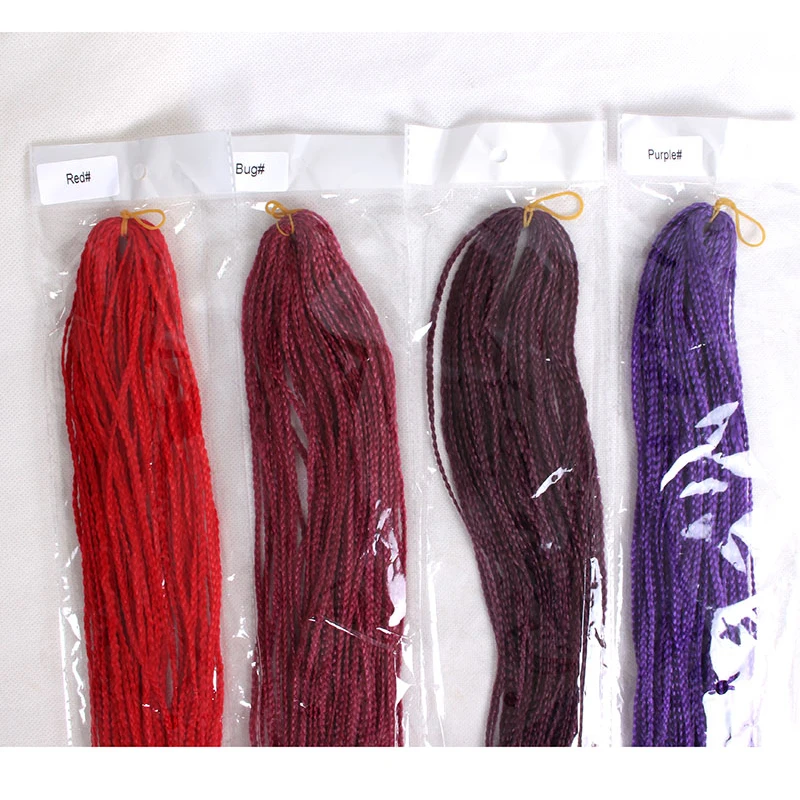 Богемный Стиль длинные 28 дюймов вязаный крючком 3 S поле косу волос 18 цветов Синтетические пряди для наращивания волос Зизи выжимающий