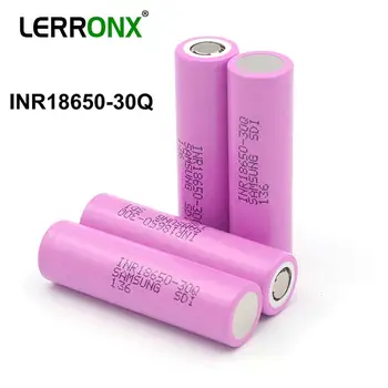 

For Samsung 18650 Li-ion Rechargeable Battery 3.7V 3000mAh INR18650 30Q Lithium Battery for Flashlight Power Tool Batteries