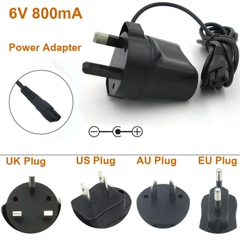 

VORED 1PCS 6V 800mA Universal Charger AC 100V-240V Converter Switching Power Adapter US/EU/UK/AU Plug for baby motorcycles