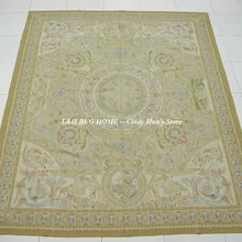 9'x12' Французский Aubusson ковры бежевый madallain дизайн