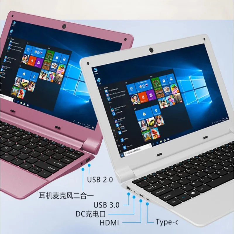 

D116 RAM 2GB+32GB EMMC+240GB M.2 SSD 11.6inch Intel Atom x5-Z8350 Quad Core Laptop Computer Windows 10 Wifi Webcam Netbook with