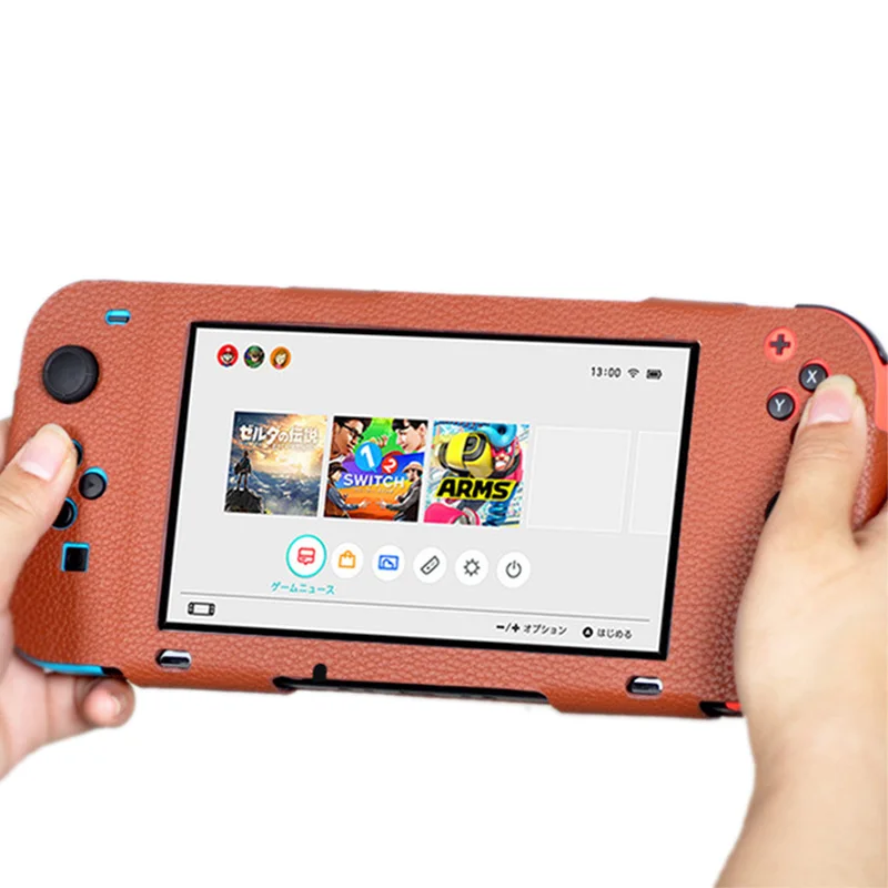 

Game Accessories for Nintend Switch PU Lather Case Lightweight Protector Travel Case for Nintend Switch with Joy-Con Joystick