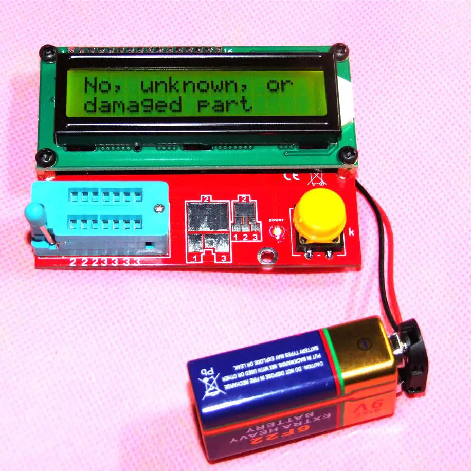 Akozon Transistor Tester Diode Triode Capacitance Resistance Esr Rlc Lcr | Seychelles