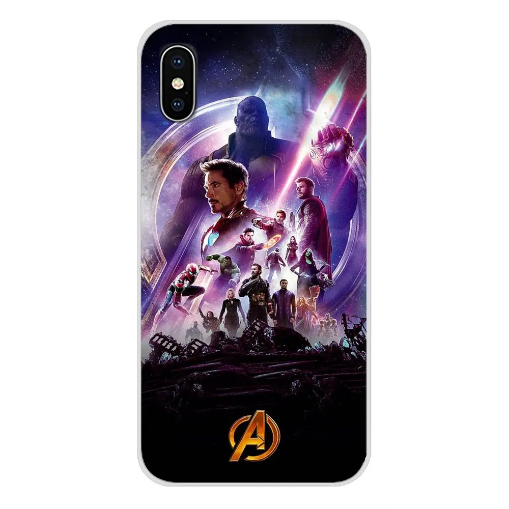 Силиконовые чехлы для телефонов Marvel Avengers Infinity War Thanos чехол Huawei P Smart Mate Honor 7A 7C 8C 8X 9