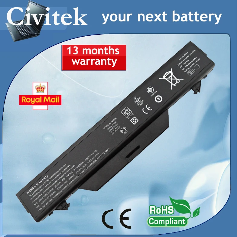 laptop battery for HP PROBOOK 4510S 4710S 4515S 4510S/CT 4710S/CT 4515S