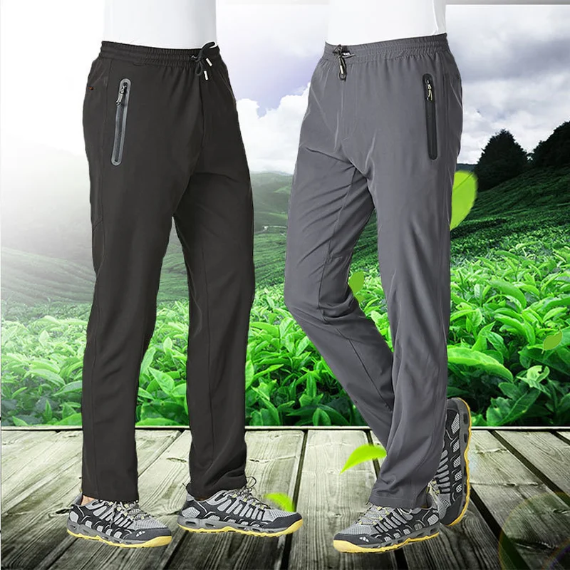 De senderismo para hombres 2019 pantalones de cáscara suave de secado rápido de pesca senderismo pantalones de deportes al aire libre de esquí escalada pantalones Plus tamaño L-5XL