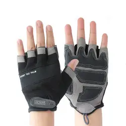 Ладони сердце утолщение мужские спортивные перчатки половина пальца дышащие Нескользящие износостойкие оборудование для тренажерного