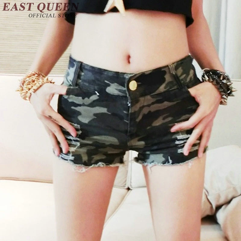 Pantalones cortos de estilo militar para mujer, shorts femeninos de cintura baja, color verde militar, sexys, novedad de 2018|army green femalemini shorts sexy - AliExpress