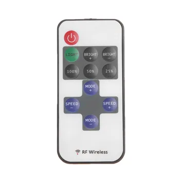 

RF Wireless 11 Key Remote Controller Mini Dimmer For Single Color Strip Light Lighting Accessories Dimmers