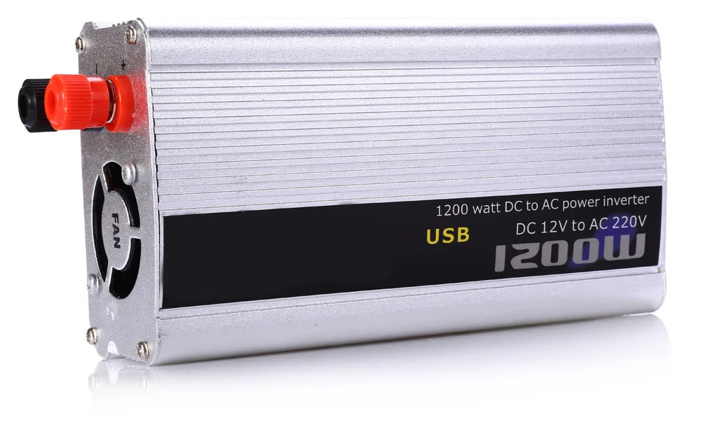 Car Inverter 1200W DC 12V AC 220V Vehicle Power Supply Switch On-board Charger