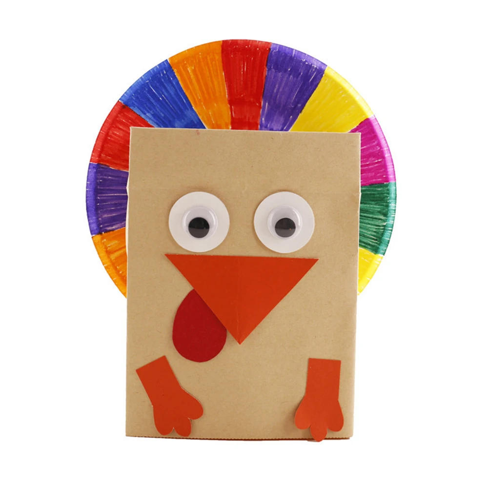 День благодарения DIY крафтовые аксессуары материалы набор ручной работы Турция бумажный пакет детские развивающие игрушки