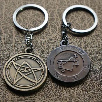 

New Type Cthulhu Mythos Keychain Cosplay Props COC TRPG The Elder Sign/Sigil Key Chain Christmas Festival Gifts