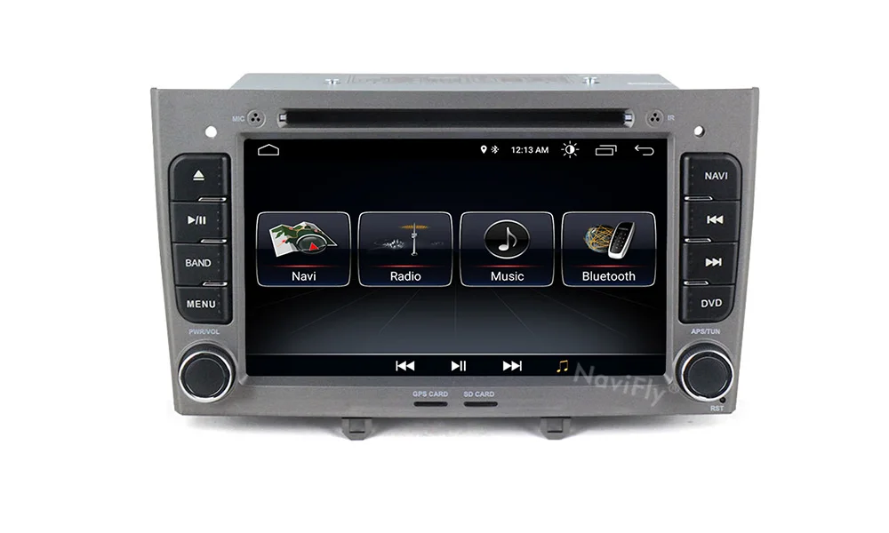 Excellent NaviFly Android 8.1 2din Car GPS radio stereo for Peugeot 408 Peugeot 308 308SW Car dvd player with Audio BT canbus RDS 15
