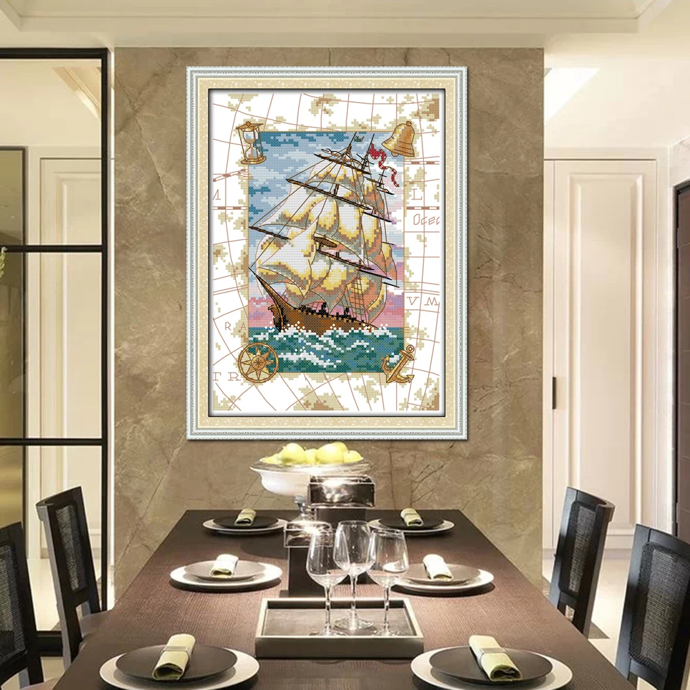 Набор для вышивки мисса Joy Sunday F660 14CT 11CT|cross stitch kits|embroidery cross stitchcounted kits |