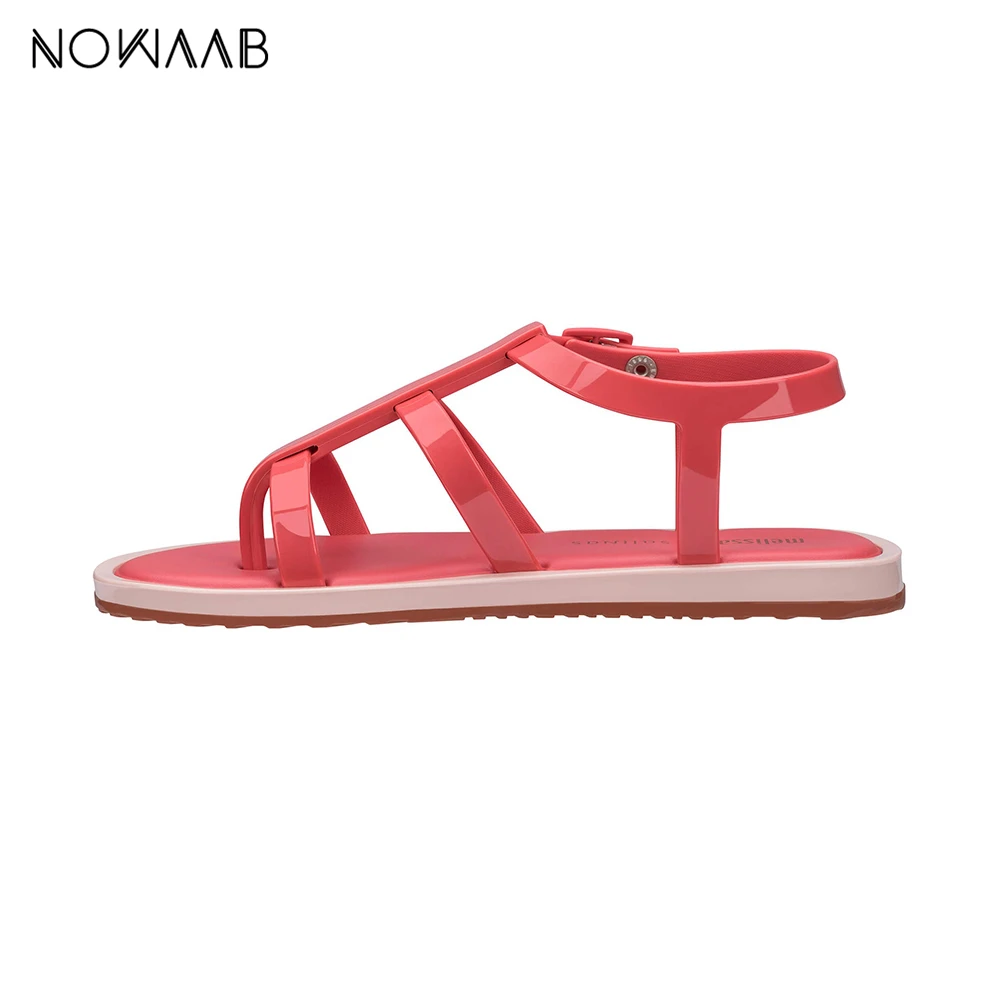 Melissa Caribe Verao+ Salinas/; женские сандалии на плоской подошве; Брендовая женская обувь melissa; прозрачные сандалии; женская прозрачная обувь