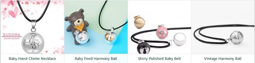 Ожерелье с подвеской в виде шара гармонии юдора, кулоны в виде мяча для беременных, ювелирные украшения для женщин,, 20 шт./партия