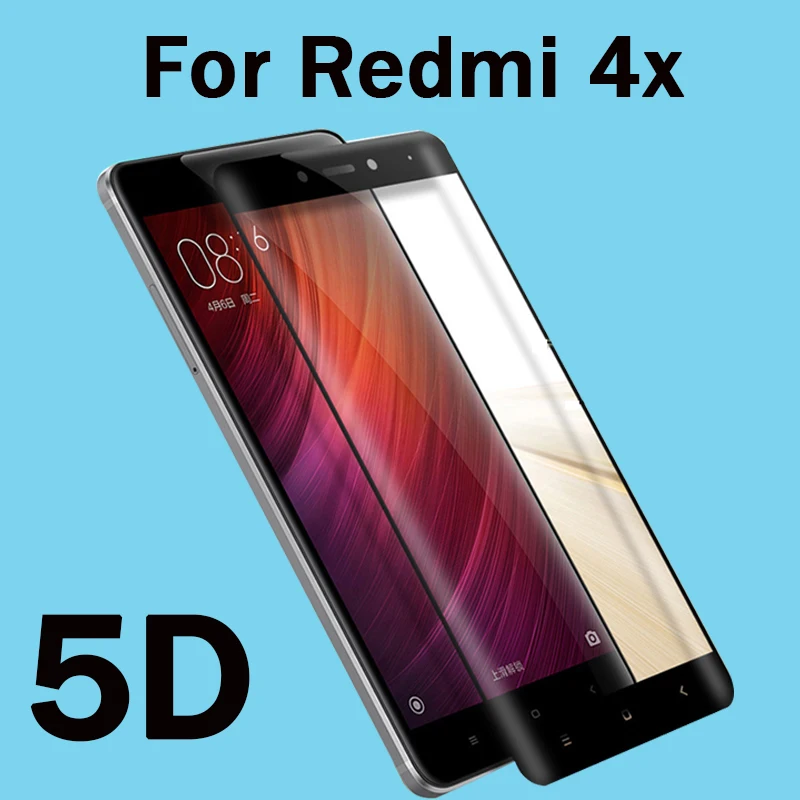 5D Защитное стекло для экрана ksio mi redmi 4 x Xiaomi x4 4x закаленное xao glas xio xia | Мобильные