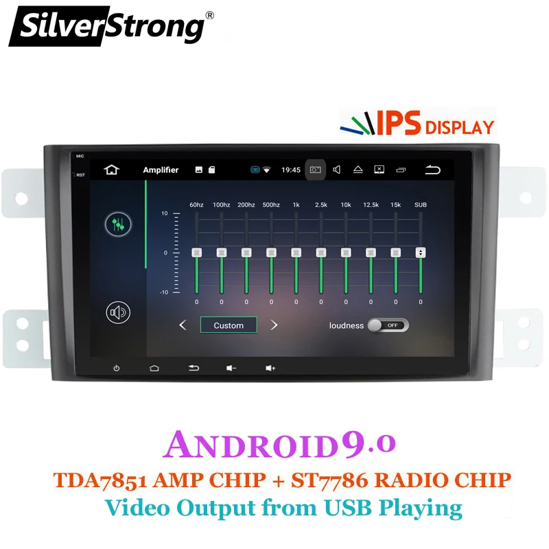Clearance SilverStrong 2Din Android9.0 IPS panel Car DVD Player for SUZUKI Grand Vitara Radio Navigation for Vitara Android GPS Car Stereo 5
