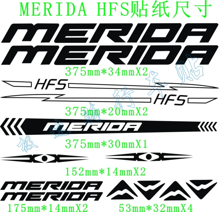Road bike MTB Reflective Frame decal for bikes mountain