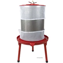 20л полуавтоматическая пресс Коммерческая прессовочная машина многофункциональное Фруктовое вино/сок/Медовое ситечко для остатков гидравлического пресса