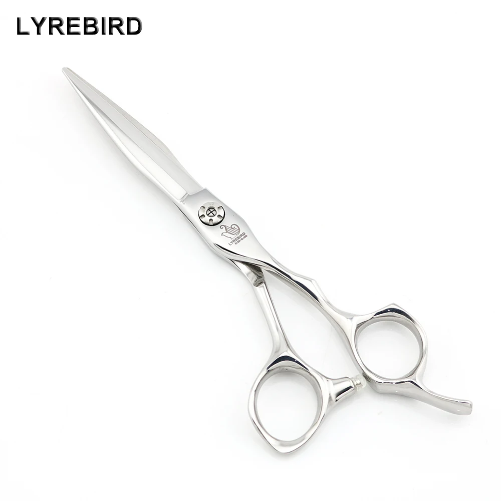 

Professional Hair Shears 6 INCH Hair Cutting Shears Silver Barber Hair Scissors Sword Blade Lyrebird HIGH CLASS 10PCS/LOT NEW