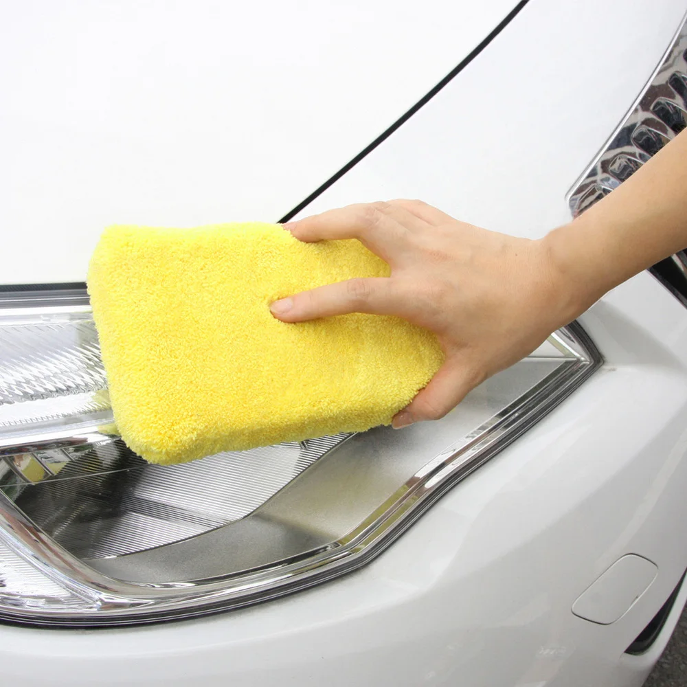Высококачественная Автомобильная стильная профессиональное микроволокно Автомобильная губка для чистки ткани многофункциональная для мытья чистящих салфеток