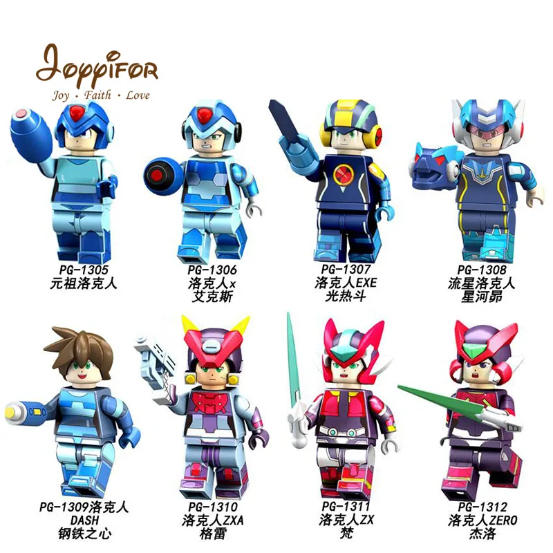 

Joyyifor Imperial Rockman Collectible Building Blocks Compatible with Legoingly Rockman zero exe dash zxa zx