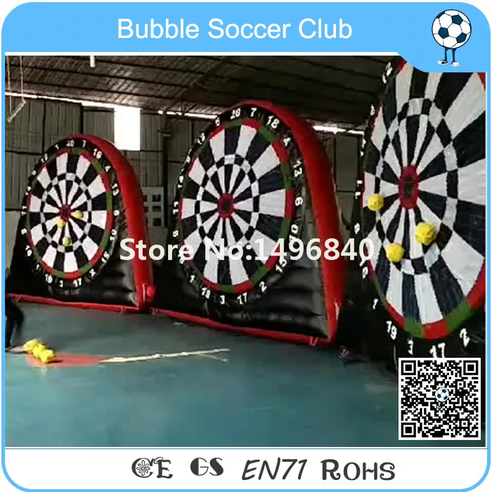 

Free Shipping 3.5m Inflatable Football Games,Inflatable Football Dart Board For Sale