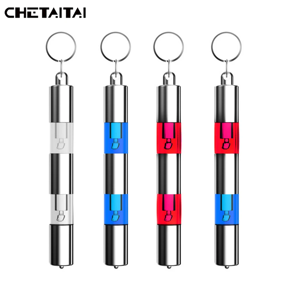 

Chetaitai Anti Static Key-Ring 2 times discharge High Voltage Anti-Static Keychain Car Static Human Body Static Eliminator