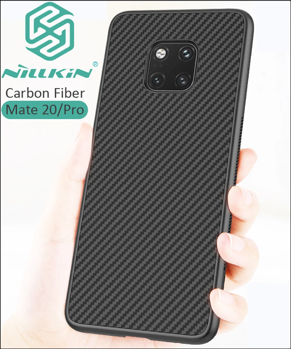 

Nillkin Synthetic Carbon Fiber Cover Case For Huawei Mate 20 Pro Ultra thin Protector Shell