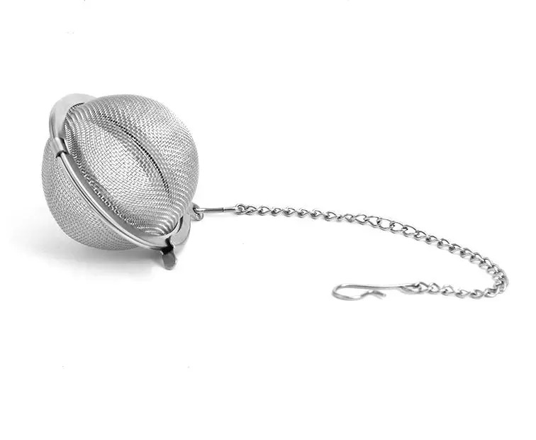 500pcs Stainless Steel Tea Pot Infuser Sphere Mesh Strainer Ball 5cm Stainless Steel SN1641