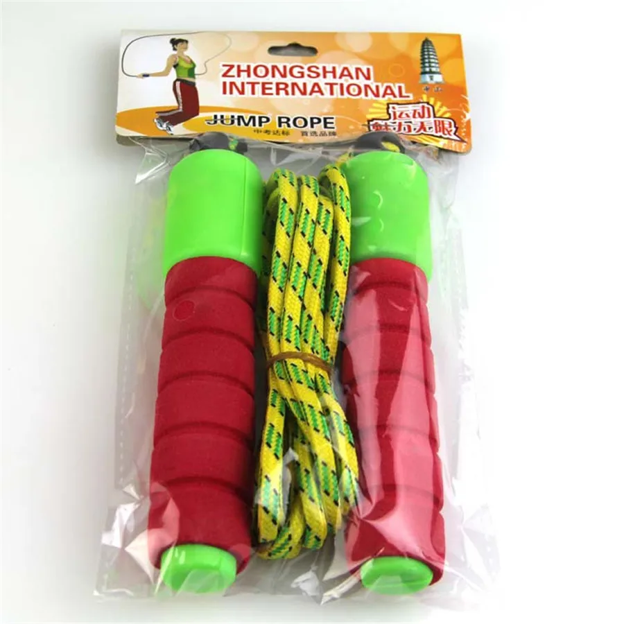 Rubber Counter Jump Rope Crossfit Adjustable Cotton Thread Skipping Rope Jumping (9)