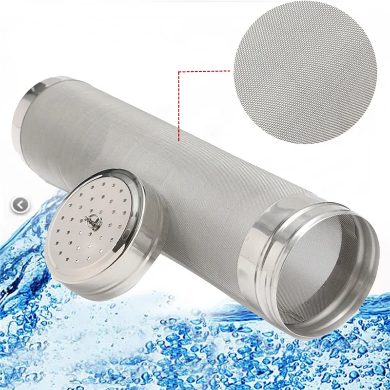300 Micron Beer Brew Hop Filter, Stainless Steel Beer Strainer Homebrew Hops Beer Mesh Filter
