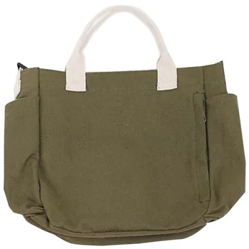 

FGGS-Korean Version Of the Department Of Small Fresh Messenger Bag Fashion Wild Color Portable Handbags Casual Art Canvas Shou