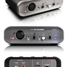 M-audio fasttrack mk2 Быстрый трек mkii звуковая карта интерфейс USB внешняя звуковая карта есть