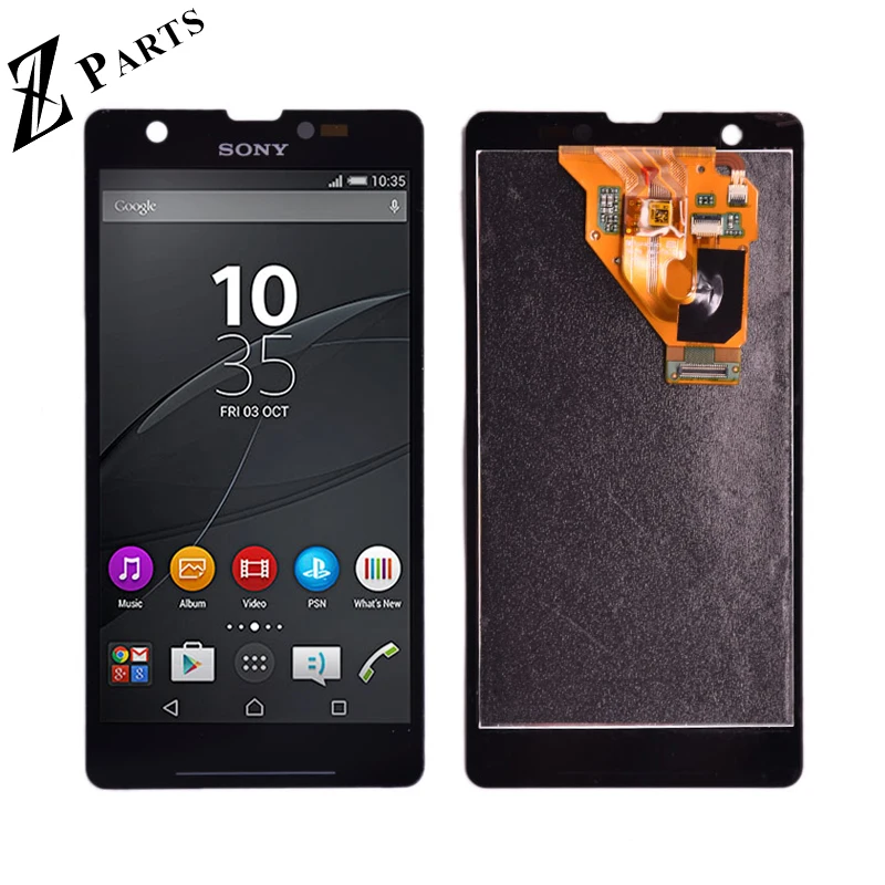 Pаспродажа Оригинальный Для sony Xperia ZR M36h C5503 C5502 ЖК дисплей с сенсорным дисплеем дигитайзер сборка бесплатная доставка