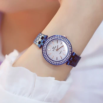 

018 New Fashion Diamond Small Ladies Watch Women Top Brand Luxury Women Watches Quartz Waterproof Shining Bracelet Wrist Watches