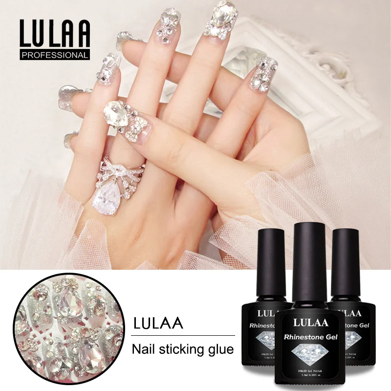 

2019 1 Pcs Nail Decoration Adhesive Glue Fast Dry for UV LED Rhinestone Glue Tools