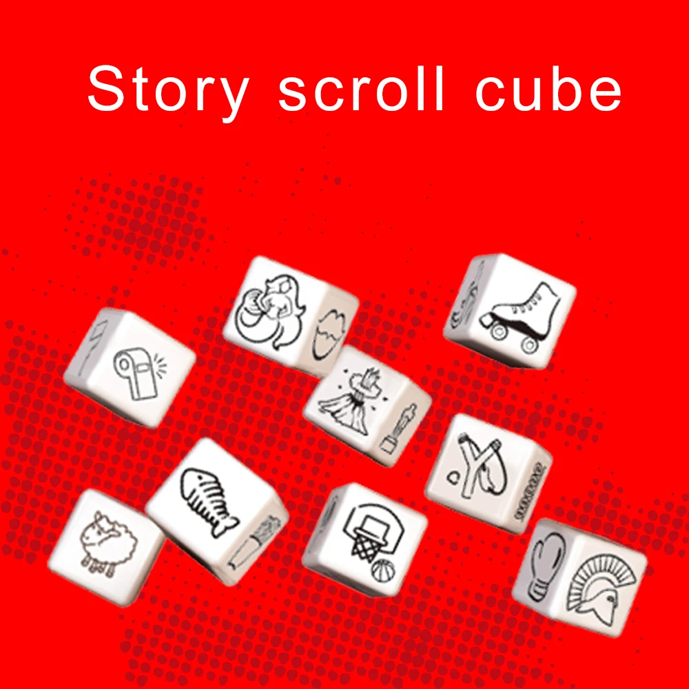 

Story Dice Picture Story Family Party Board Game Parent-child Interaction Children Interesting Board Game Enlightenment Dice
