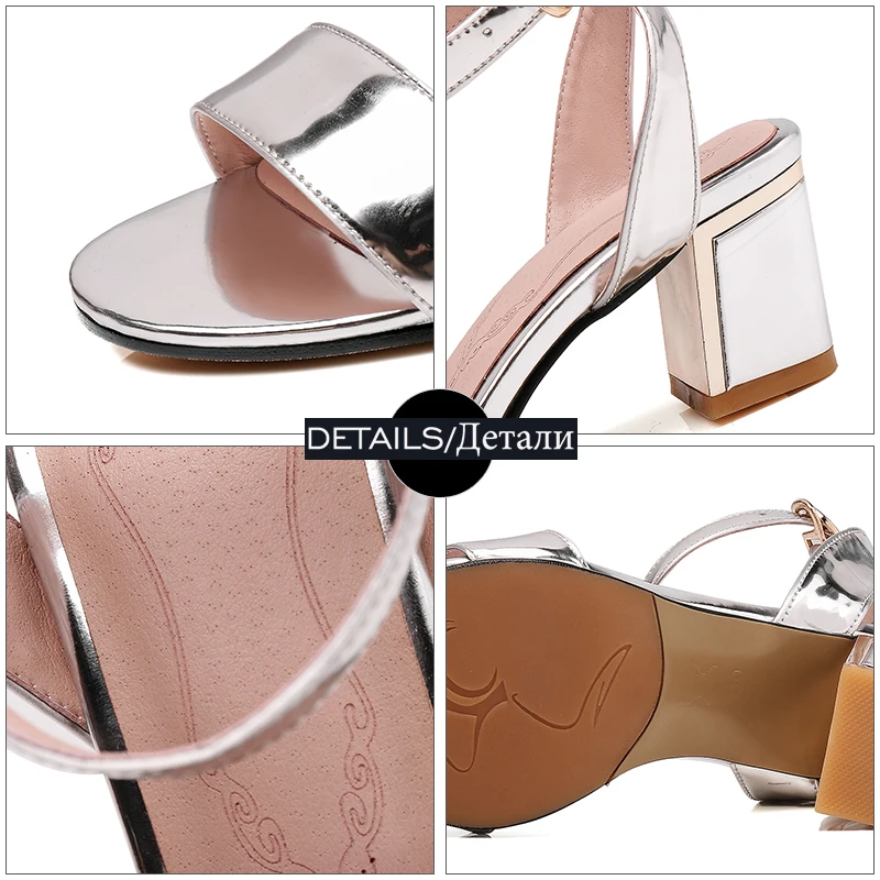 Schuhe Isnom 2018 Kuh Frauen Spitze Große Büro Gold Strap silber 45 Weibliche High Sandalen Cross Größe Heels Leder Mode Sommer Offene wBx40qBrO