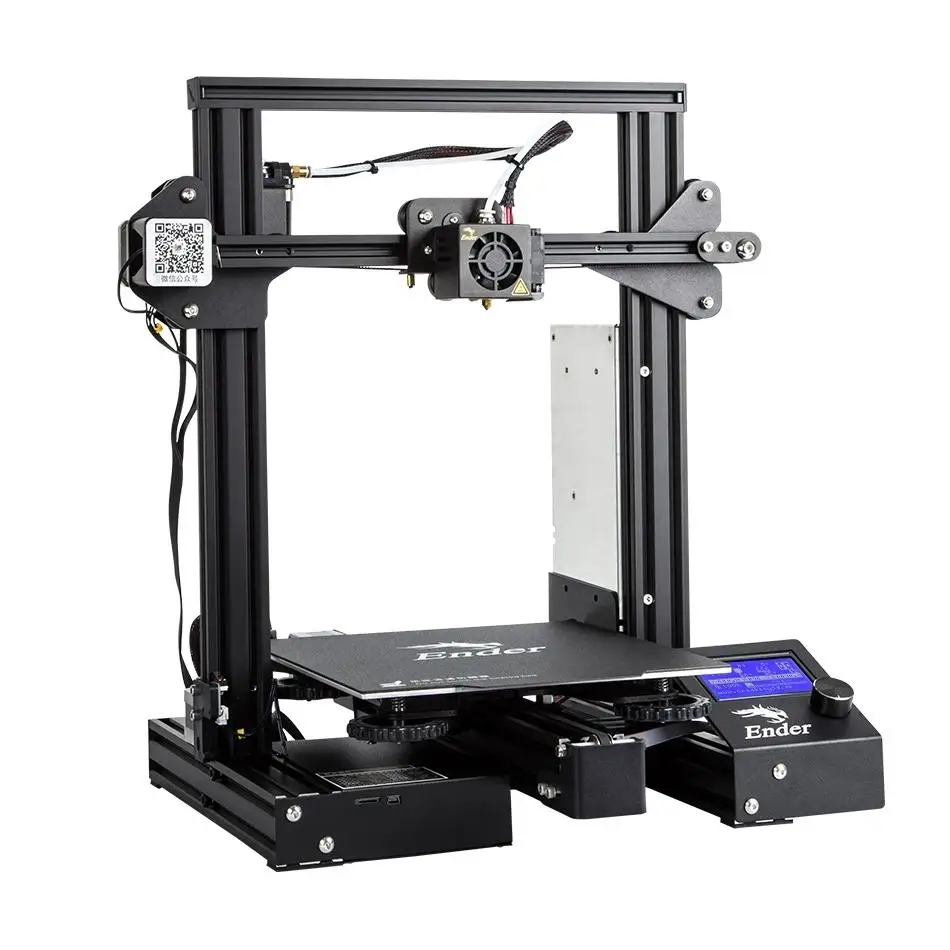 cheap Creality Ender 3 Pro V slot Prusa I3 3D Printer DIY KIT Upgraded Cmagnet Build Plate Resume Power MK10 Extruder Simple Leveling